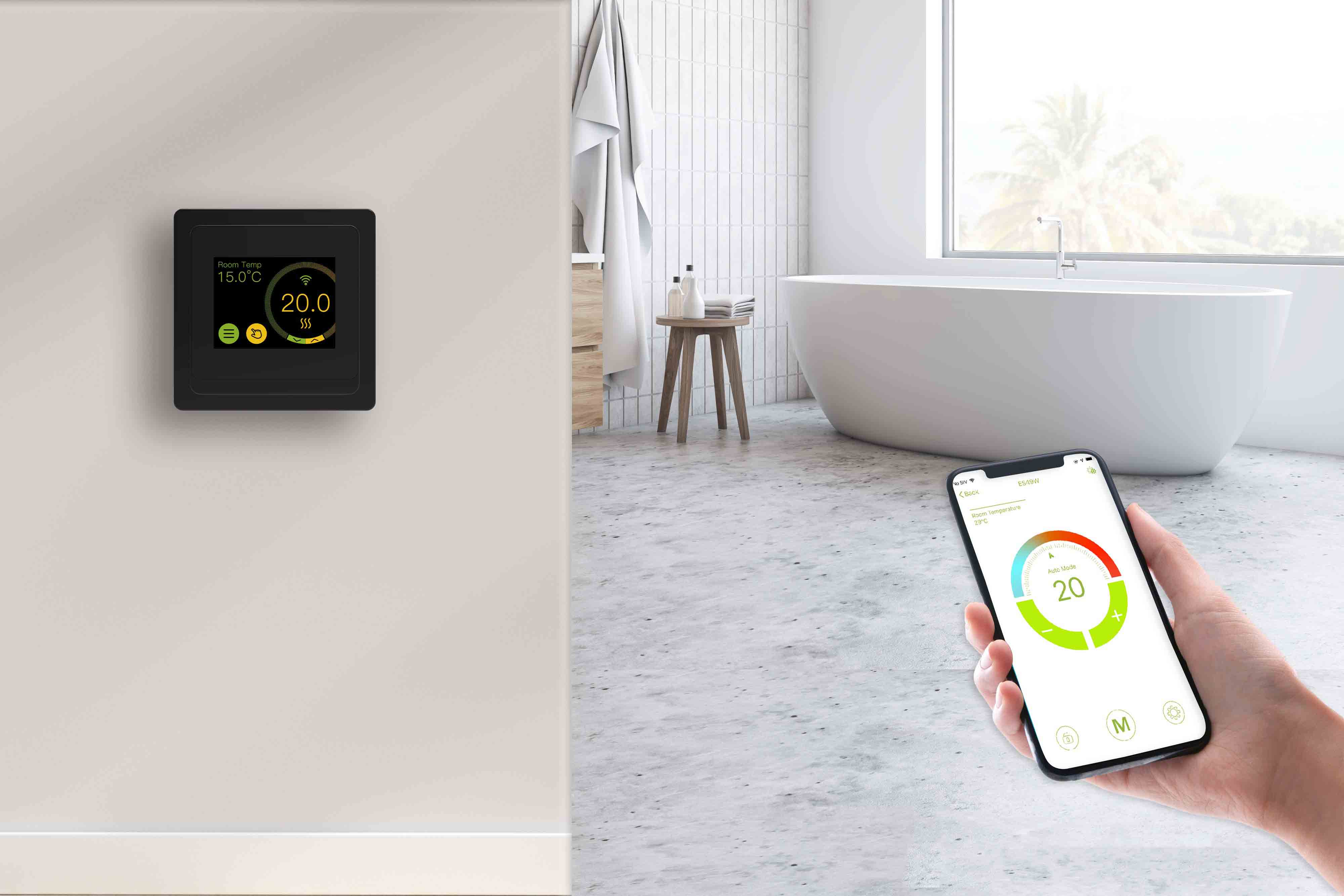 Intelligent Thermostat for Electric Floor Heating